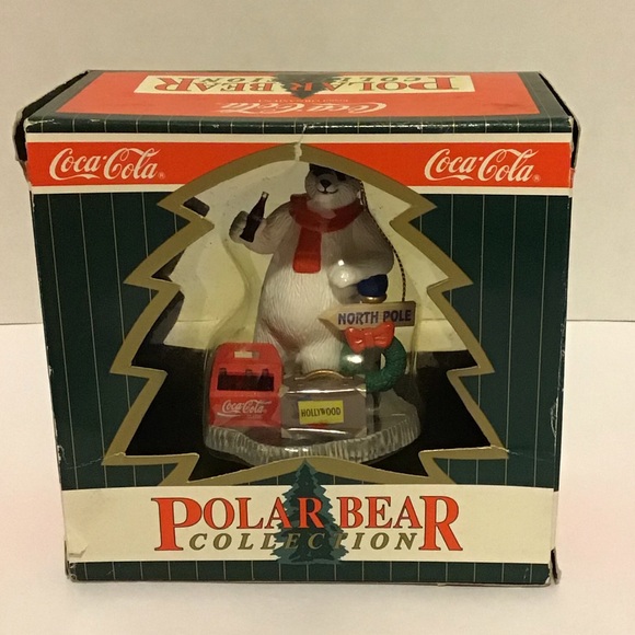 Coca Cola Other - Coca-Cola Christmas Polar Bear on Ice Ornament